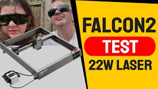 Ich Testen den Creality Falcon2 22W Laser