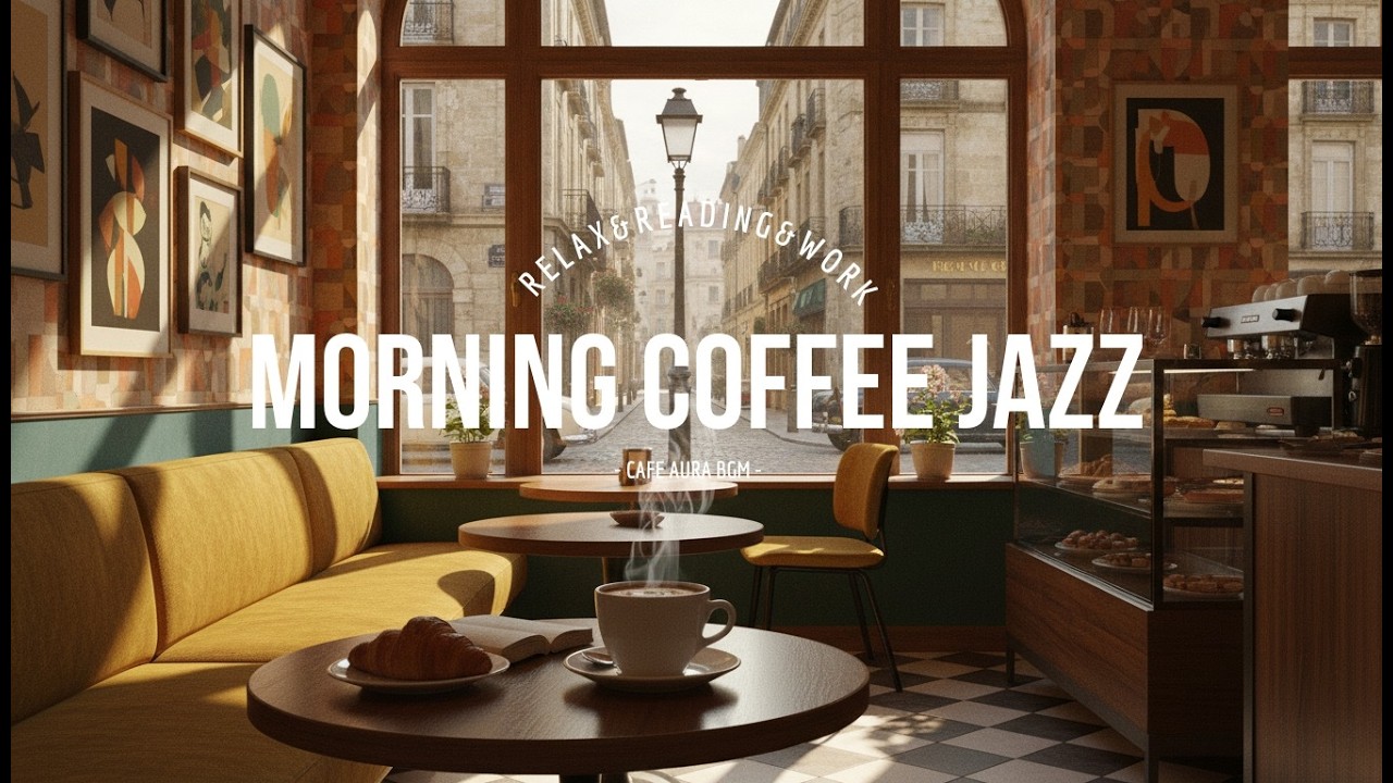 【朝活BGM】朝カフェで流れるチルジャズBGM｜集中・作業・リラックスMorning Chill Café Jazz – Relaxing Background Music for Focus