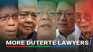 6 Duterte lawyers won't sit in court well during ICC hearing - Kaufman | ABS-CBN News