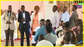 Gachagua proves he is Mt Kenya Kingpin as he introduced Leaders accompanying him to Meru Church