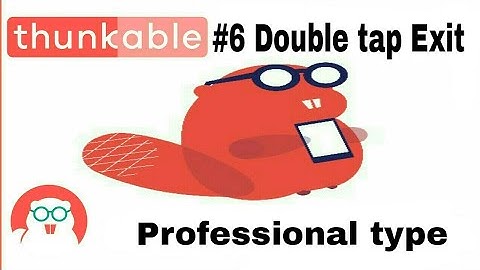 Double tap to exit profassional notifierlllll Thunkablellll