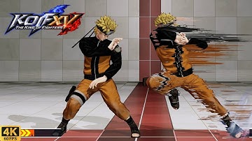 KOF XV | Andy 💥 Andy (mirror match) | Naruto Uzumaki (Naruto) mod | CPU vs CPU AI vs AI