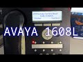 How To Factory Reset Avaya 1608L / 1608 H.323 IP Phone