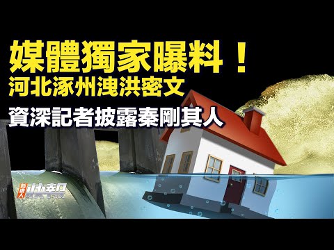 独家！河北政府泄洪文件曝光；想不到！ 中共政府如此赔偿灾民？资深记者披露 近距离观察秦刚；中共官员不作为 为什么躺平？