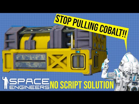How to Make Your Refinery Stop Pulling Random Ores on Space Engineers - Survival Mining Guide