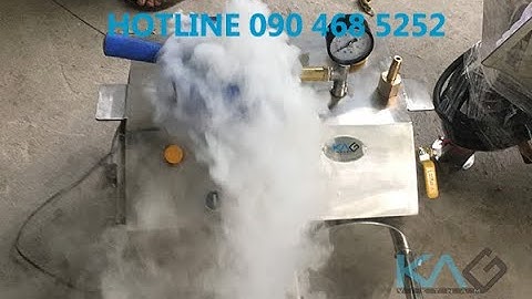 Hướng dẫn tự tay làm đá khói bằng Máy Làm Đá Khói, Đá Khô KAG