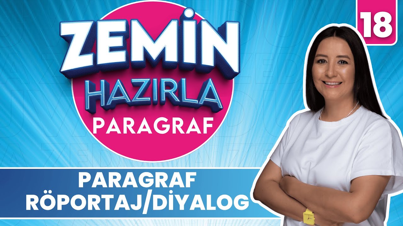 Paragraf Röportaj / Diyalog Soru Çözümü | 20 GÜNDE ZEMİN HAZIRLA PARAGRAF ANLAM KAMPI 2026 | 18