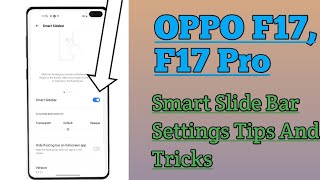 OPPO F17, F17 Pro || Smart Slide Bar Settings Tips And Tricks How To Use 🔥 screenshot 1