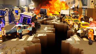 Realistic EARTHQUAKE Destruction with Ragdolls