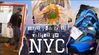 TOP 5 BEST THIFT SHOPS IN NEW YORK CITY! (Archive, Vintage, & Streetwear)