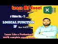 Excel Tutorial I Day 11 I How To Use Logical Function_IF