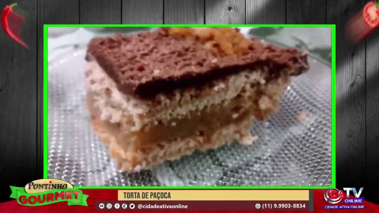 Pontinho Gourmet - Torta de paçoca & Esfiha de escarola