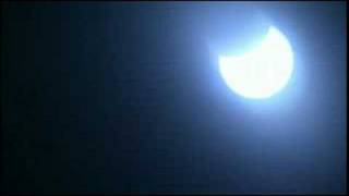 Partial solar eclipse timelapse