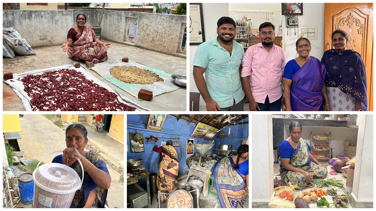 வெய்யில் நல்லா அடிக்குதுணு மருமகளுக்கு மிளகாய் தூள் தயார் பண்ணியாட்சு @AmmaKaiPakkuvam