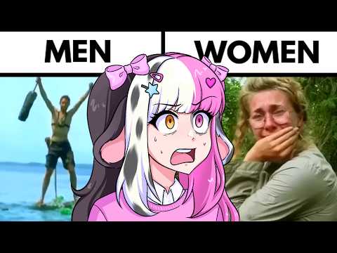 "WE DON'T NEED MEN!" Men vs Women Survival Competition Reaction...