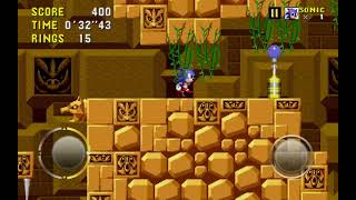 Sonic 1 (Mobile) Labyrinth 2 Speedrun Attempt (Time Attack)