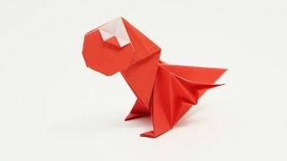 How to make an easy origami Chibi Dragon ( Yakomoga ) - Easy Origami ( English subtitles )