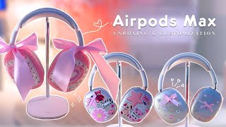 Airpods Max Unboxing Starlight (USB-C) 🎧 Aesthetic Accessories +