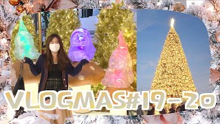 【VLOGMAS 2021🎄DAY19-20】全港最巨型聖誕樹？｜西九野餐日落+聖誕亮燈儀式｜MELODY主題拉麵店｜利東街迪士尼公主裝飾表演｜WINKIE KWAN