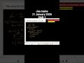 21 January shift 1 #jee2026 #paperdiscussion #shorts #maths #jeemains #viral #subscribe #pyq #iitjee