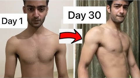 30 days QUARANTINE PUSHUP CHALLENGE epic transformation