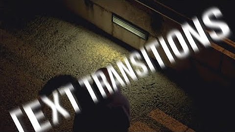 Lens Text Transitions Premiere Pro Presets