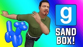 Gmod Sandbox Funny Moments  Balloons & Dominoes! (Garry's Mod)