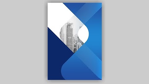 Business brochure design in CorelDRAW | Corporate brochure | Coreldraw tutorial | Graphic design 