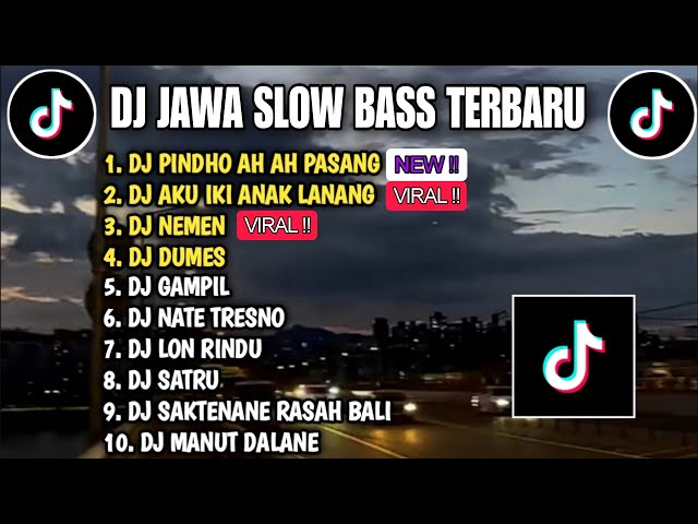 DJ JAWA SLOW BASS TERBARU 2024 - DJ PINDO PINDO AH PASANG LAMUNAN X AKU IKI ANAK LANANG VIRAL TIKTOK class=