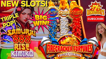 "FIRECRACKER FORTUNE" & BIG WIN, TRIPLE POP "SAMURI 888 RISE - KIMIKO" #Pechanga #casino #gambling