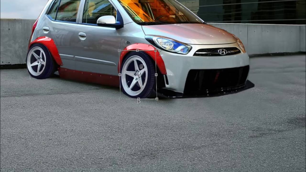 Virtual Tuning Hyundai I10 Photoshop