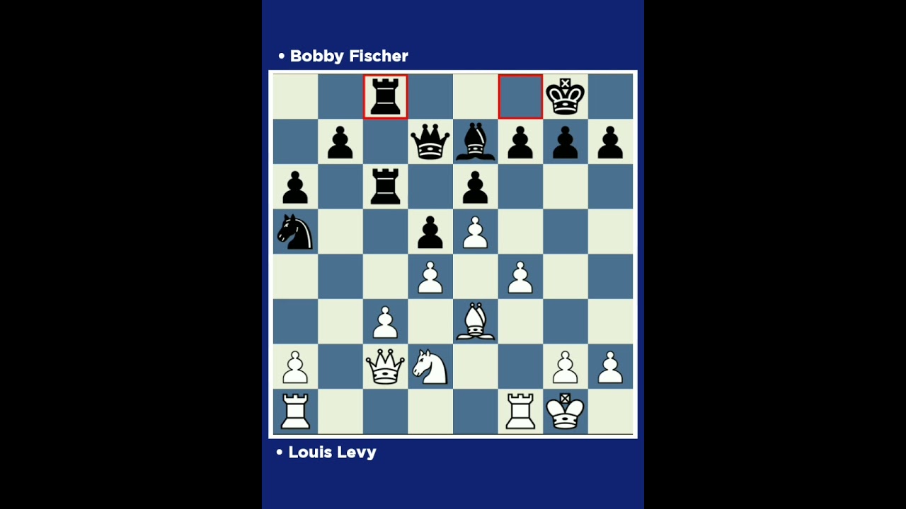 Louis Levy vs Bobby Fischer □ Manhattan Blitz Championship 1971, New York (USA).