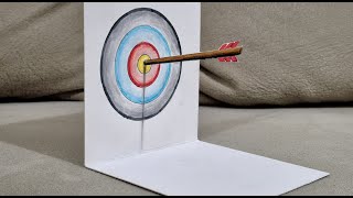 very amazing arrow 3d drawing on paper - how to draw 3d