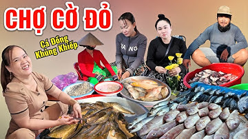 Quá Rộng Lớn, CHỢ CỜ ĐỎ, TP CẦN THƠ Đông Vui Nhộn Nhịp, Bà Con Vui Vẻ Hoà Đồng