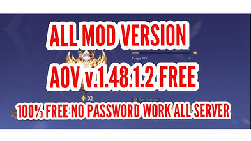 MAPHACK MOD MENU + AUTO AIM ARENA OF VALOR ALL SERVER
