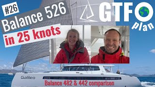 GTFO plan #26:  Balance 526 in 25 knots