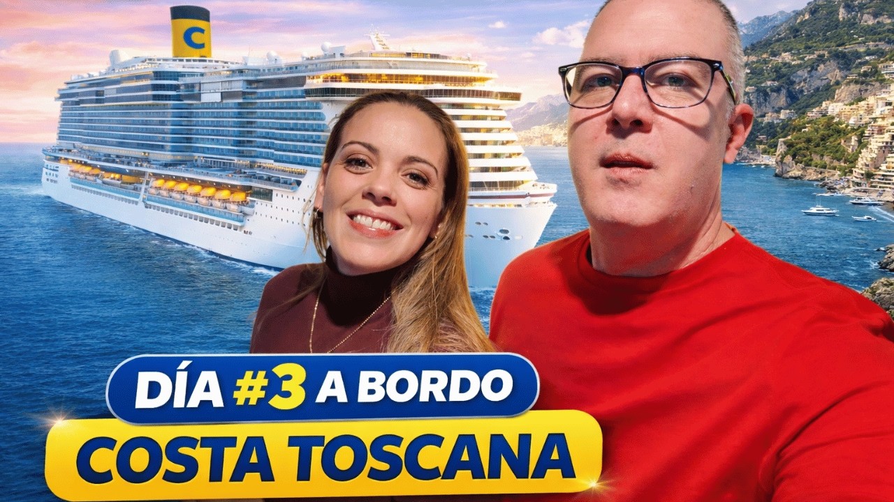 Crucero COSTA TOSCANA Día 3 🚢 | Desayuno a la carta, Marsella, show, cena y discoteca