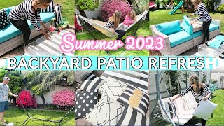 2023 SUMMER BACKYARD PATIO MAKEOVER || CLEAN WITH ME by Angie Perry Home 4,190 views 1 year ago 12 minutes, 2 seconds