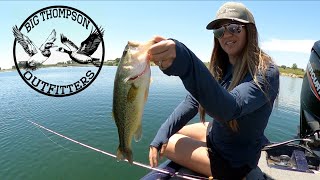 Fishing with Edwin & Darlene Johnson at Big Thompson Outfitters in Johnstown Colorado