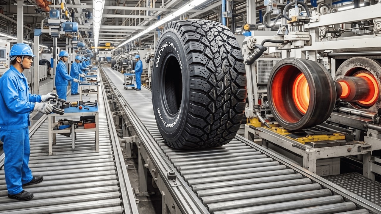 HOW TIRES ARE MADE IN MEGA FACTORIES 🛞 | COMPLETE PROCESS - YouTube