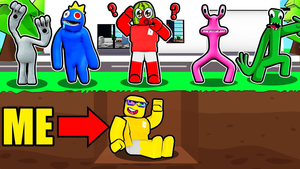 Brookhaven Rainbow Friends Hide and Seek YouTube