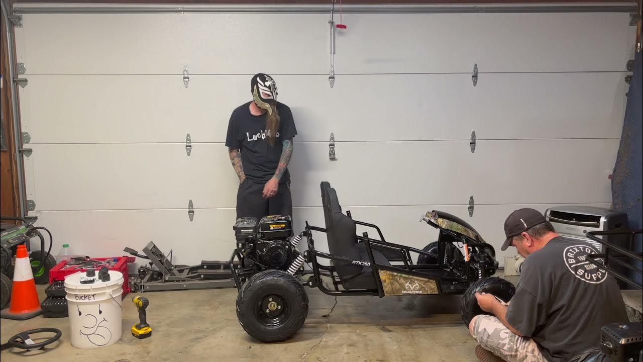 Coleman Rtk200 Go Kart Assembly and review YouTube