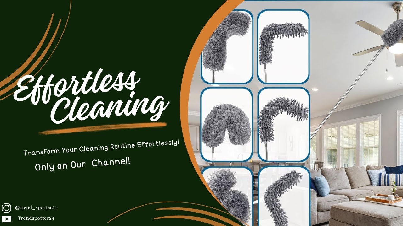 ✨ Hallstatt 2024: Upgraded Microfiber Feather Duster for High Ceilings! 🏠🧼✨