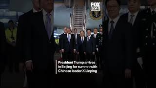 Trump arrives in Beijing for summit with Chinese leader Xi Jinping