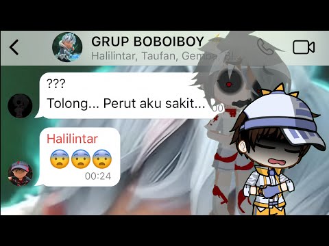 BOBOIBOY CHAT STORY HORROR - GHOST OF STOMACH PAIN - Solar is Possessed?! 😱😰