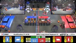 Qualification 57 - 2019 SBPLI Long Island Regional #2