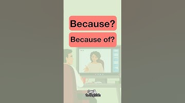 Learn the difference between because and because of #shotrs english #new #englishtips