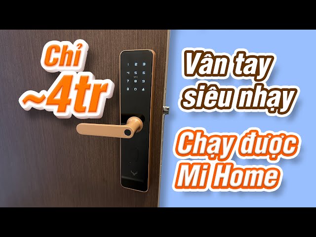 Review ổ khóa thông minh Lockin X1 sau 3 tháng: vân tay cực nhạy, giá tốt