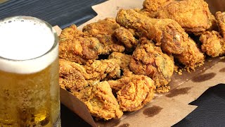 Real Mukbang :: Best combination! Fried chicken and beer. Eating Show REAL SOUND ASMR