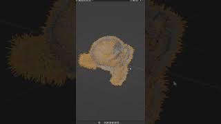 How to make fur in blender #blender #blender3d #blendertutorial #tutorial